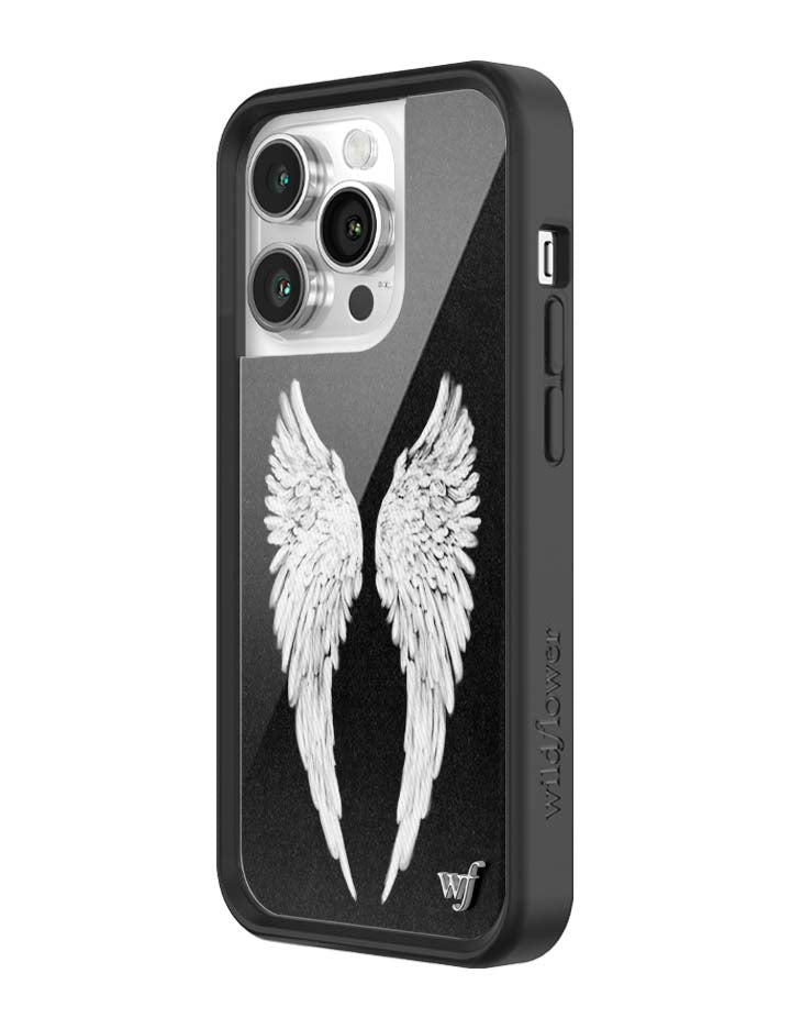 Wildflower iPhone case 14 Pro Angel Baby Black Cute