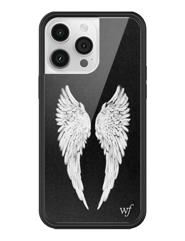 Wildflower iPhone case 14 Pro Max Angel Baby Black Cute