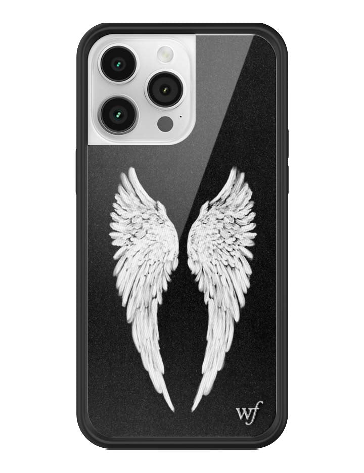 Wildflower iPhone case 14 Pro Max Angel Baby Black Cute