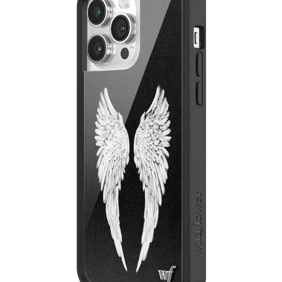 Wildflower iPhone case 14 Pro Max Angel Baby Black Cute