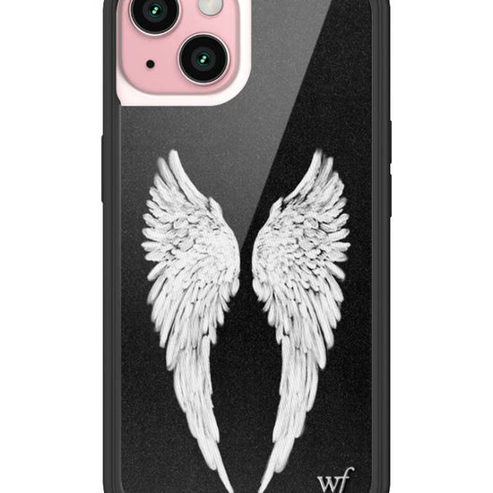 Wildflower iPhone case 15 Angel Baby Black Cute