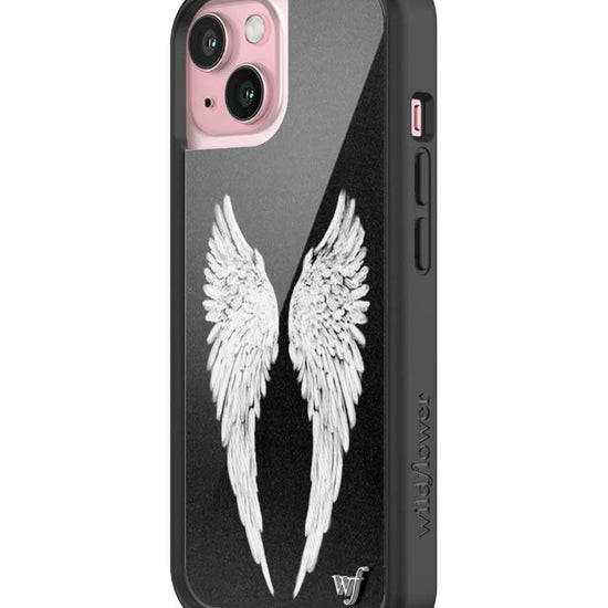 Wildflower iPhone case 15 Angel Baby Black Cute