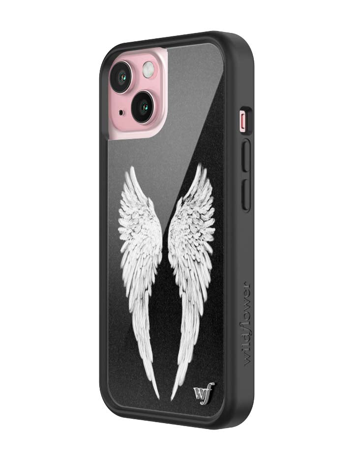 Wildflower iPhone case 15 Angel Baby Black Cute