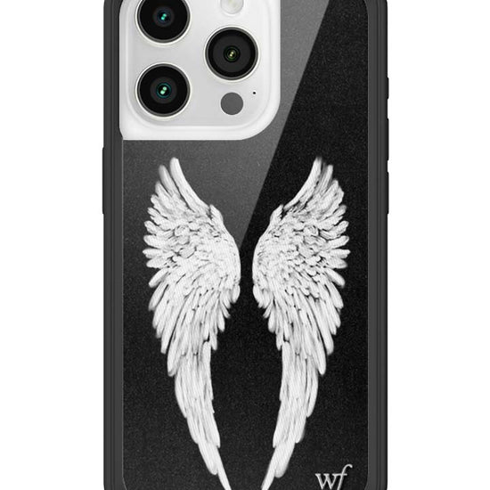 Wildflower iPhone case 15 Pro Angel Baby Black Cute