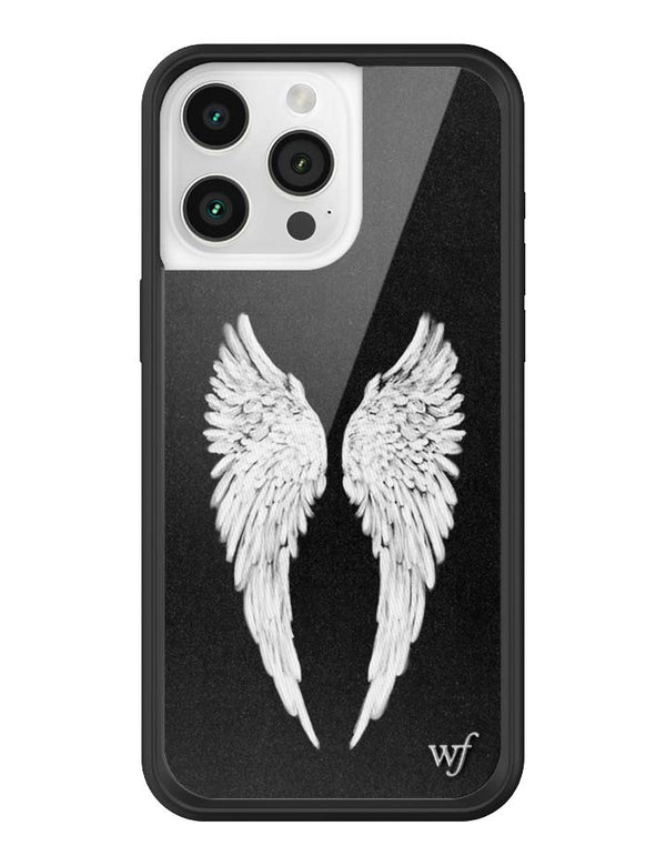 Wildflower iPhone case 15 Pro Max Angel Baby Black Cute