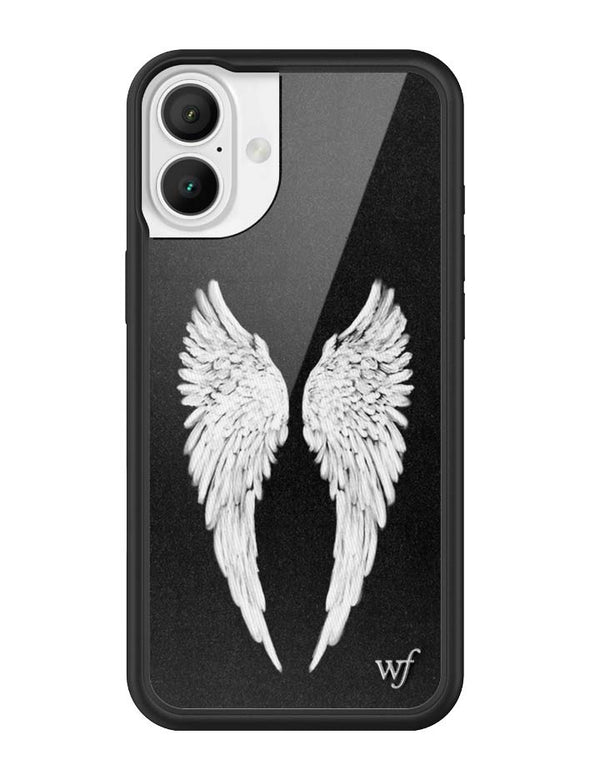 Wildflower iPhone case 16 Plus Angel Baby Black Cute