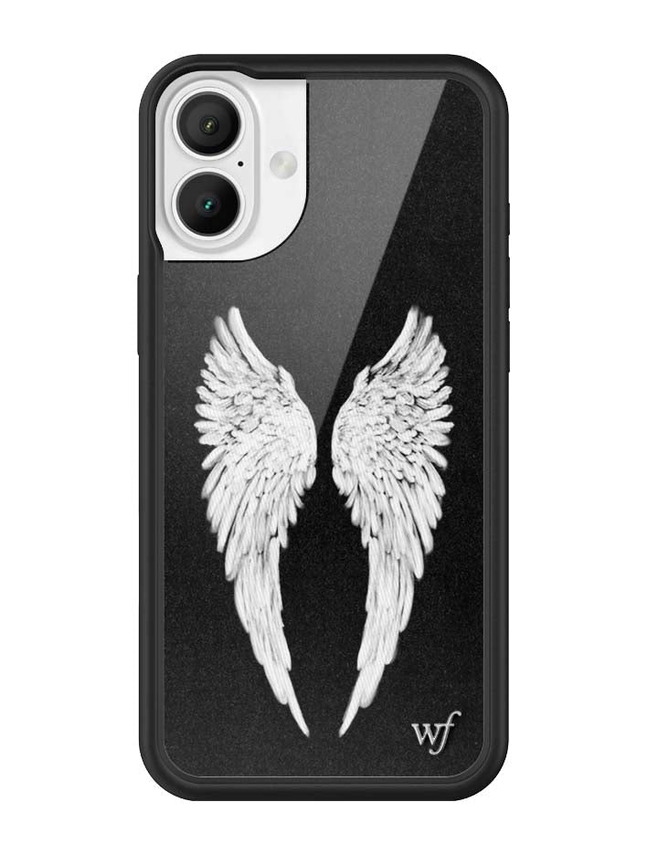 Wildflower iPhone case 16 Plus Angel Baby Black Cute