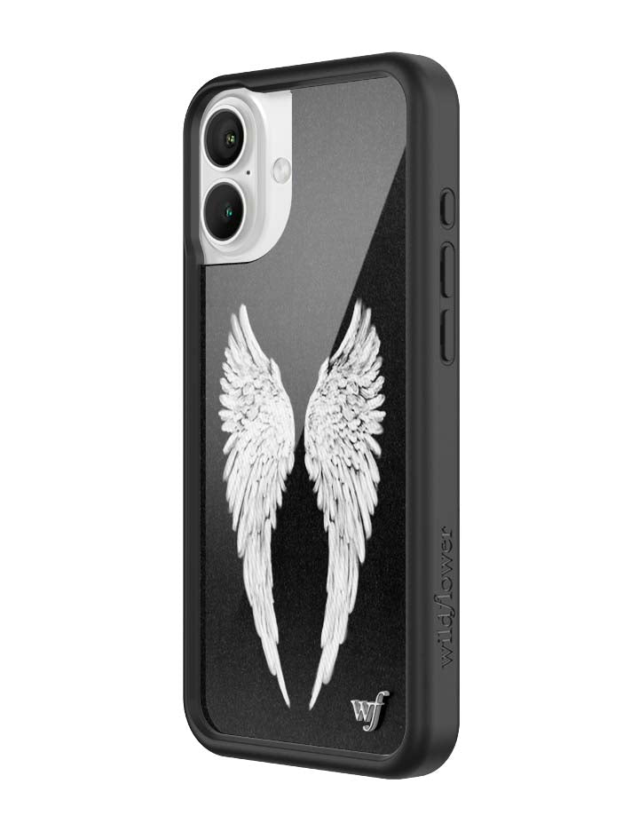 Wildflower iPhone case 16 Plus Angel Baby Black Cute