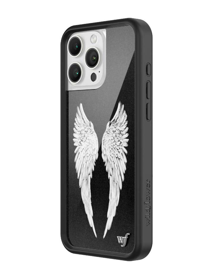 Urban エンジェルウィング iPhone ケース16ProMAX Angel Baby | Black iPhone 16 Pro Max Case – Wildflower Cases