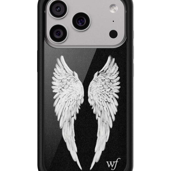 Wildflower iPhone case 17 Pro Angel Baby Black Cute