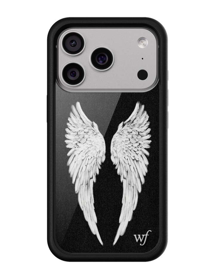 Wildflower iPhone case 17 Pro Angel Baby Black Cute