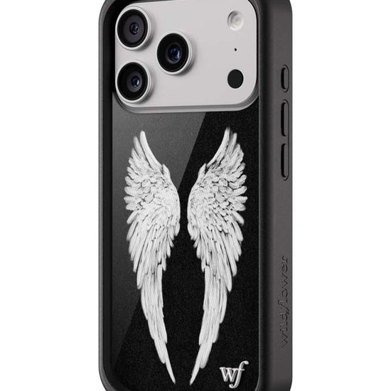 Wildflower iPhone case 17 Pro Angel Baby Black Cute