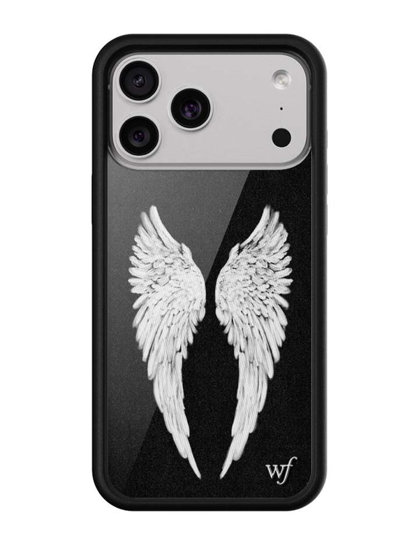 Wildflower iPhone case 17 Pro Max Angel Baby Black Cute