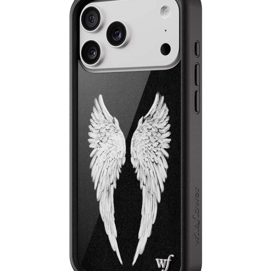 Wildflower iPhone case 17 Pro Max Angel Baby Black Cute