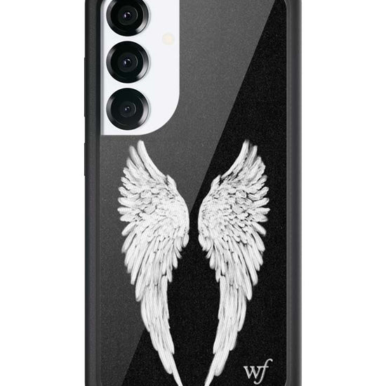 Wildflower Galaxy S25 case Angel Baby Black Cute