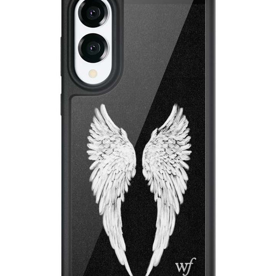 Wildflower Galaxy S25 case Edge Angel Baby Black Cute