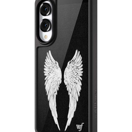 Wildflower Galaxy S25 case Edge Angel Baby Black Cute