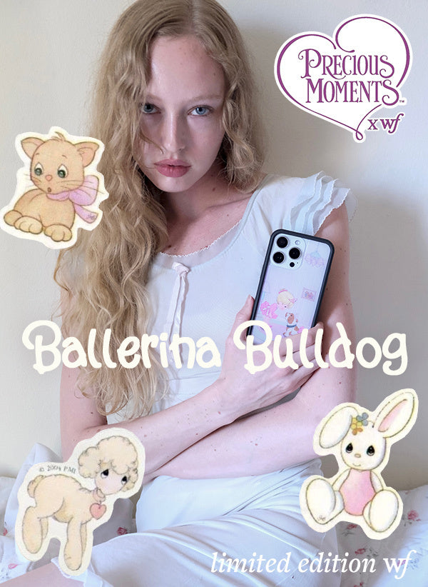 wildflower cases precious moments ballerina bulldog release