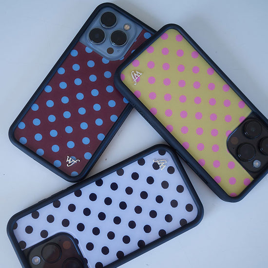 Lifestyle Image 04 Polka Dot | Brown and Blue