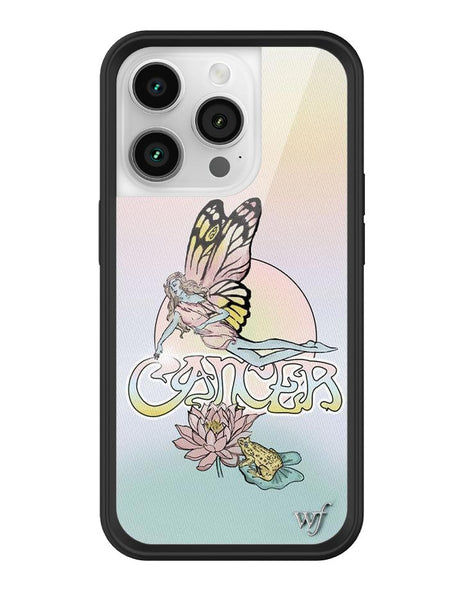 名入れ♡ムーンスティック✨フラワー花柄 キラキラ☆惑星 レインボー iPhone Cancer iPhone 14 Pro Max Case – Wildflower Cases