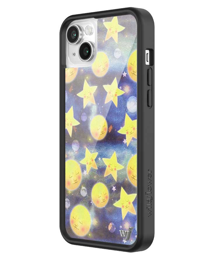 wildflower-iphone-case-14-plus-celestial-dreaming-moon-stars-blue-yellow-white-sweet-universe-fashion