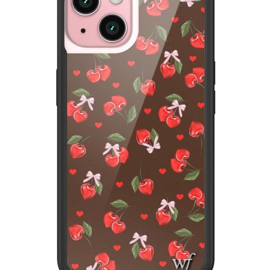wildflower chocolate cherries iphone 15 case