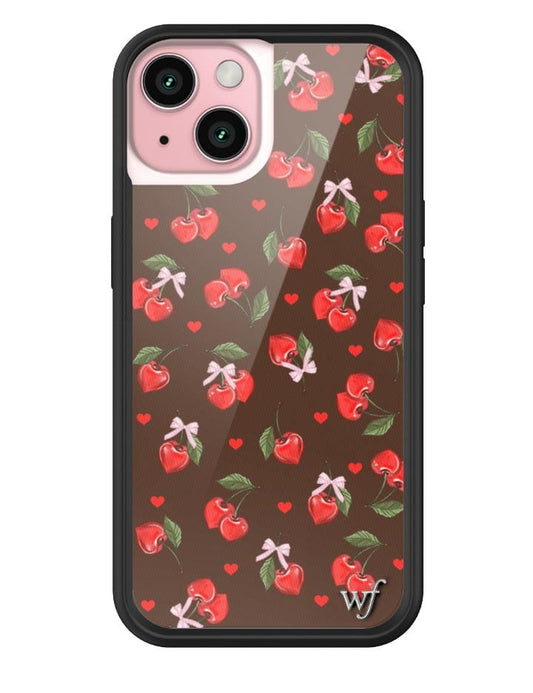 wildflower chocolate cherries iphone 15 case