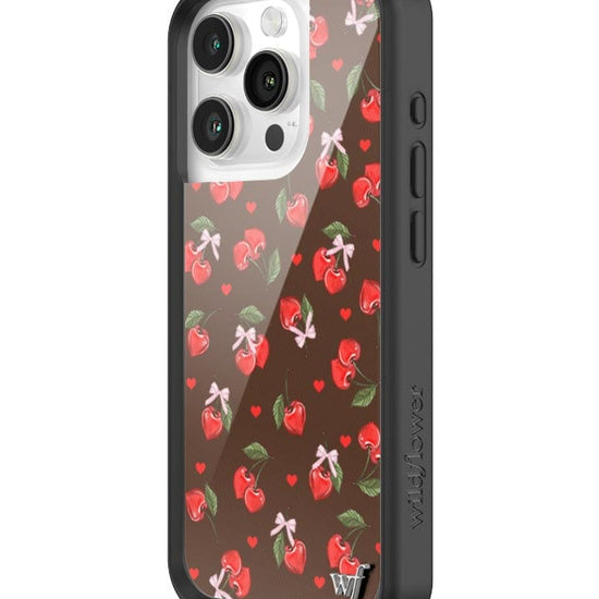 wildflower chocolate cherries iphone 15pro case
