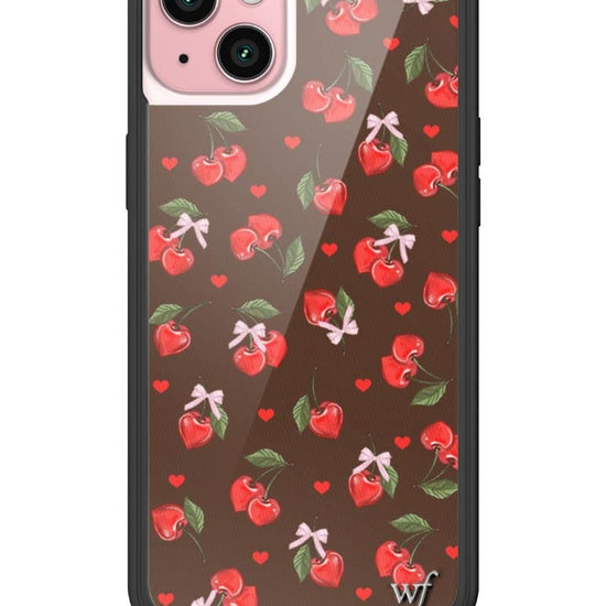 wildflower chocolate cherries iphone 15plus case