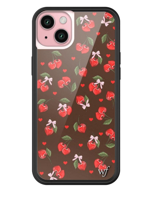 wildflower chocolate cherries iphone 15plus case