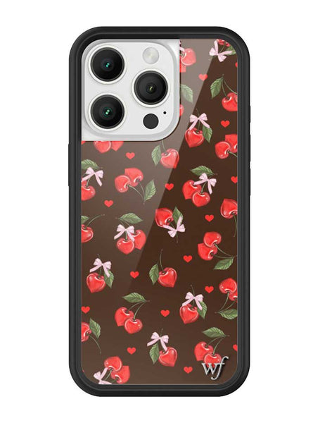 Chocolate Cherries iPhone 16 Pro Max Case – Wildflower Cases