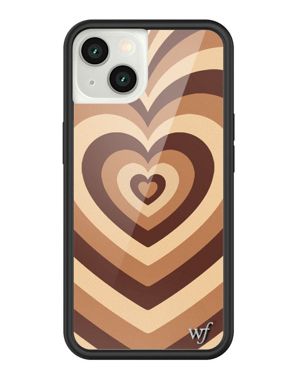 Wildflower iPhone case 13 Latte Love Mocha Cute