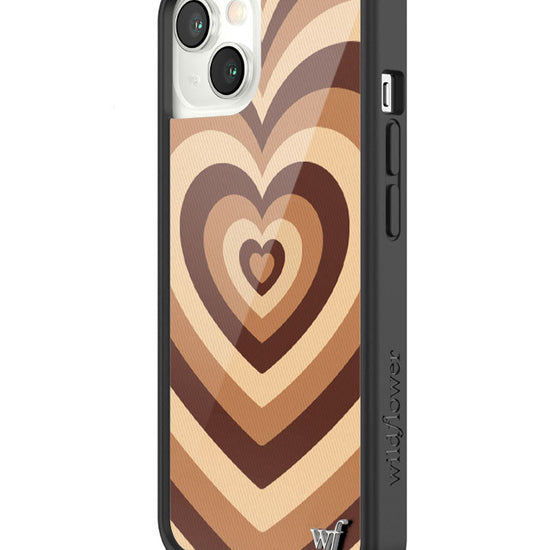 Wildflower iPhone case 13 Latte Love Mocha Cute