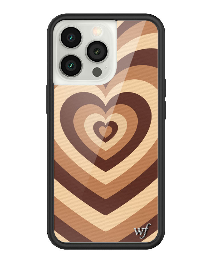 Wildflower iPhone case 13 Pro Latte Love Mocha Cute