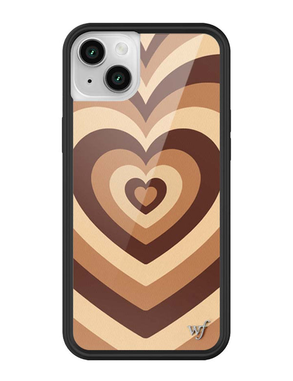Wildflower iPhone case 14 Latte Love Mocha Cute