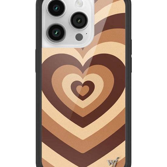 Wildflower iPhone case 14 Pro Latte Love Mocha Cute