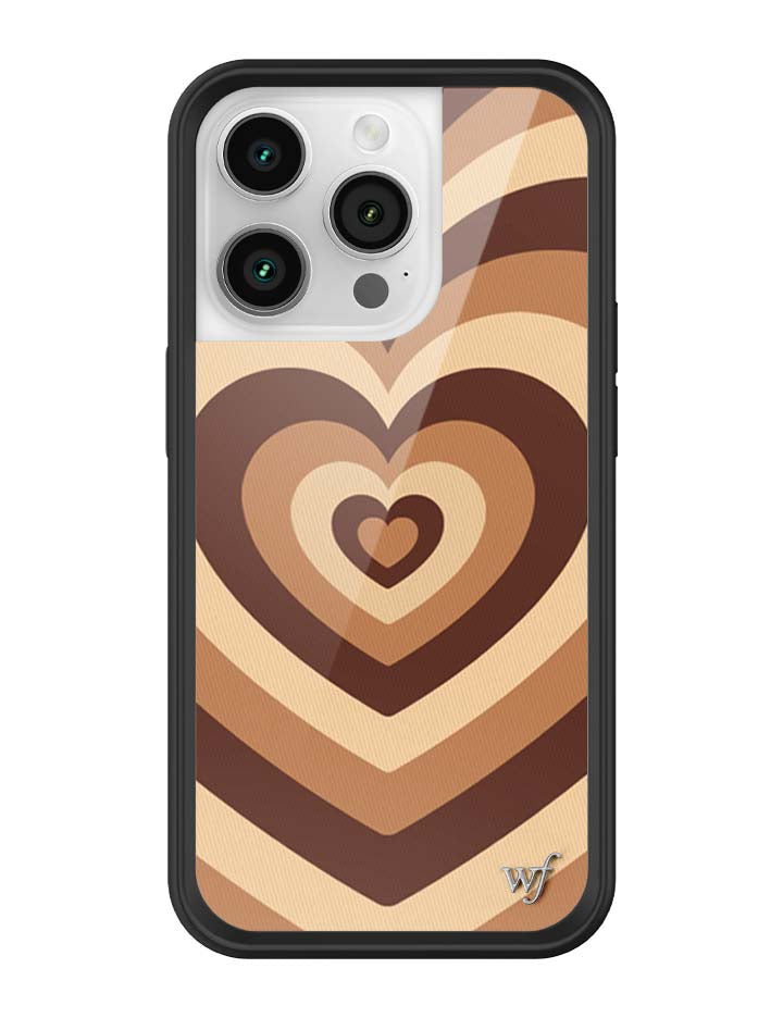 Wildflower iPhone case 14 Pro Latte Love Mocha Cute