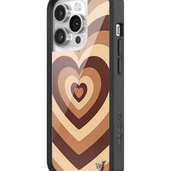 Wildflower iPhone case 14 Pro Latte Love Mocha Cute