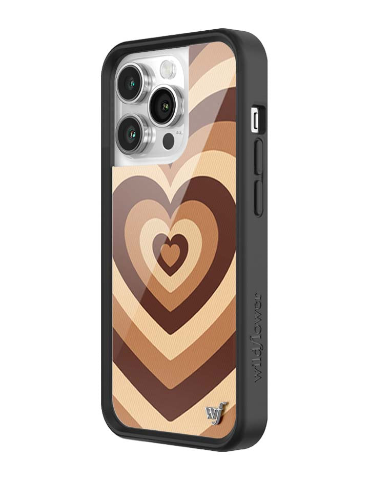 Wildflower iPhone case 14 Pro Latte Love Mocha Cute