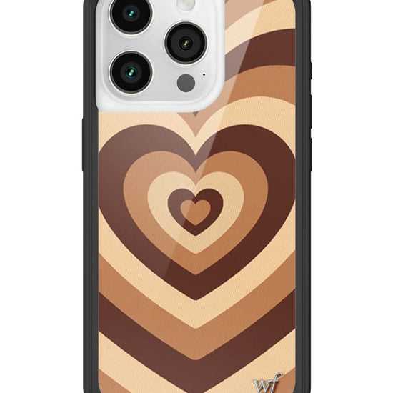 Wildflower iPhone case 15 Pro Latte Love Mocha Cute