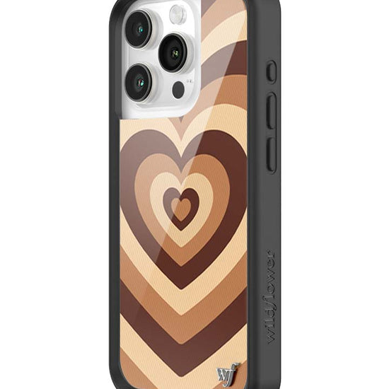 Wildflower iPhone case 15 Pro Latte Love Mocha Cute