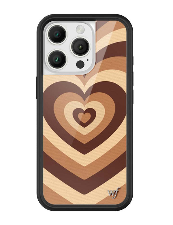 Wildflower iPhone case 16 Pro Latte Love Mocha Cute