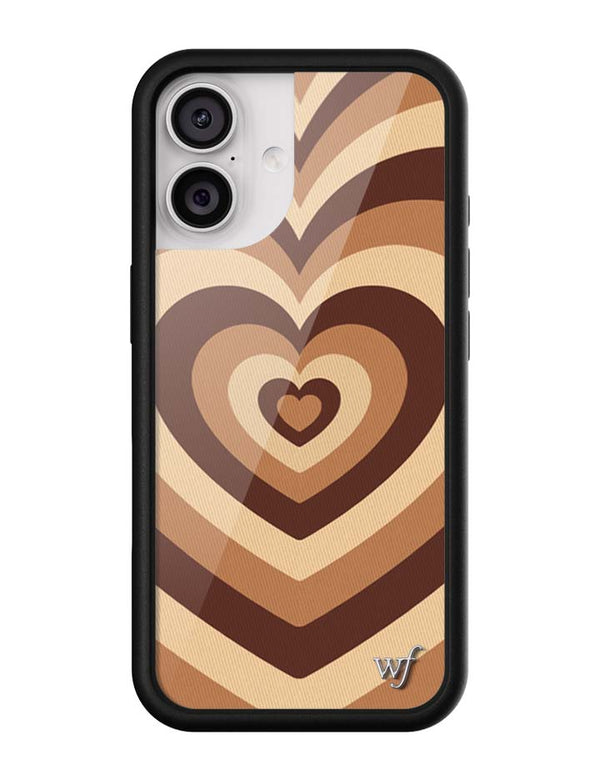 Wildflower iPhone case 17 Latte Love Mocha Cute