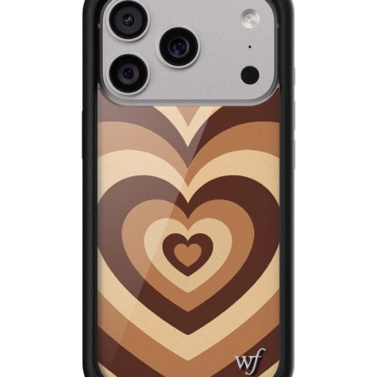 Wildflower iPhone case 17 Pro Latte Love Mocha Cute
