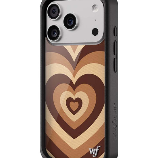 Wildflower iPhone case 17 Pro Latte Love Mocha Cute