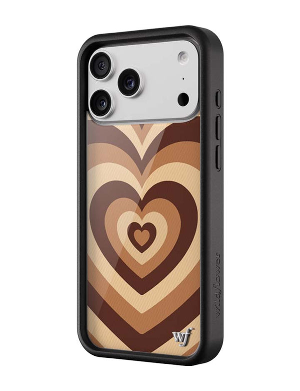 Wildflower iPhone case 13 Latte Love Mocha Cute