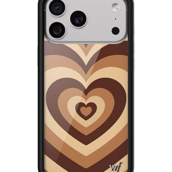 Wildflower iPhone case 18 Pro Max Latte Love Mocha Cute