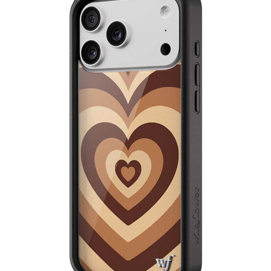 Wildflower iPhone case 18 Pro Max Latte Love Mocha Cute