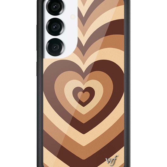 Wildflower Galaxy S25 case Latte Love Mocha Cute