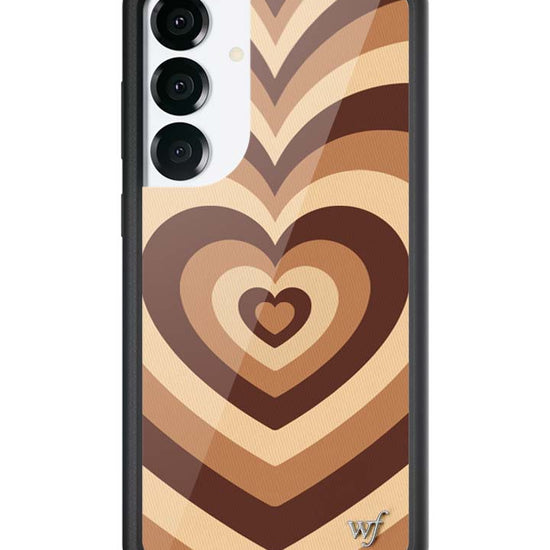 Wildflower Galaxy S25 case Plus Latte Love Mocha Cute